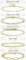 CONRAN KREMIX Gold Chain Bracelet Sets for Women Girls 14K Gold Plated Dainty Link Paperclip Bracelets Stake Adjustable Layered Metal Link Bracelet Set Fashion Jewelry