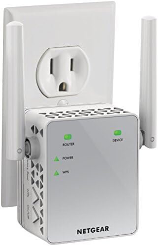 NETGEAR Wi-Fi Range Extender EX3700 – Coverage Up to 1000 Sq Ft and 15 Devices with AC750 Dual Band Wireless Signal Booster & Repeater (Up to 750Mbps Speed), and Compact Wall Plug Design