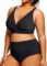 Holipick Two Piece Plus Size Swimsuits for Women High Waisted Bikini Tummy Control Bathing Suits Twist Front Swimwear