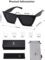 SOJOS Trendy Oversized Square Cateye Polarized Sunglasses for Women and Men