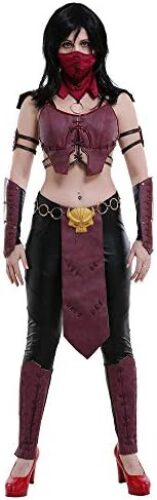 miccostumes Women’s Game Ninja Leotard Cosplay Costume Set with Face Cover