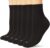 HUE Women’s Cotton Mini Crew Socks – Size 6-10 – Ladies Athletic Cushioned Workout Socks