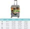 Love Beach in Guyana Flag Color Funny Luggage Cover Elastic Suitcase Protector Washable Travel Gear Cover Fits 19-32 Inch