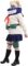 miccostumes Women’s Deluxe Full Set Anime JK School Uniform Cosplay Costume Outfit