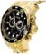 Invicta Men’s Pro Diver Collection Chronograph 18k Gold-Plated Watch (Model: 0072, 21954, 21958)