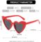 Clout Goggle Heart Sunglasses Vintage Cat Eye Mod Style Retro Kurt Cobain Glasses
