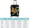 Monarch Butterfly with Hope Kidney Disease Awareness Funny Luggage Cover Elastic Suitcase Protector Washable Travel Gear Cover Fits 19-32 Inch