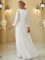 Ever-Pretty Women’s Elegant V-Neck Long Sleeve A-line Chiffon Floor Length Mother of The Bride Dress 0461-USA