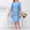 Spring Dresses for Women 2024 Summer Dresses Casual Fashion Lace Embroidery Medium Long Length Two Piece Set Midi Dresses