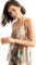 WDIRARA Women’s 3 pcs Sleepwear Leaf Print Cami and Pants Pajama Set with Robe