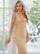 Ever-Pretty Women’s V-Neck Sparkly Embroidery Mermaid Evening Party Dress 0692