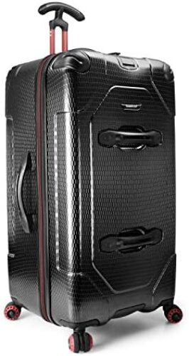 Traveler’s Choice Maxporter II 30″ Hardside Spinner Trunk Luggage, Expandable, Black