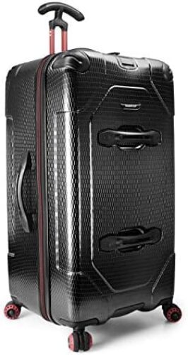 Traveler’s Choice Maxporter II 30″ Hardside Spinner Trunk Luggage, Expandable, Black