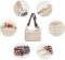 Crossbody Bags for Women, 3 Pcs Set Leather Purses with Wide Straps, Fashion Small Shoulder Handbag Purses & Wallet Gift