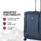 Victorinox Werks Traveler 6.0 Softside Spinner Checked Large Luggage in Blue