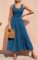 PRETTYGARDEN Women’s 2023 Casual Loose Plain Maxi Sundress Smocked Tank Dress Sleeveless Summer Beach Tiered Long Dresses