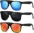 DEMIKOS Sunglasses Men Polarized Sunglasses for Womens Trendy Retro Mirror Lens for Driving Fishing UV400 Protection