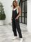 Trendy Queen Womens Jumpsuits Casual Summer Onesie Rompers Sleeveless Loose Baggy Overalls Jumpers with Pockets 2023 Clothes