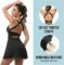 Womens Workout Tennis Dress with Built in Shorts and Bra Athletic Golf Activewear for Exercise