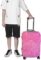 WOEZKEX Pink Glitter Pattern Luggage Cover Washable Travel Gear Cover 18/24/28/32 Inch Suitcase Protective Cover