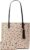 Kate Spade Tassle Charm White Floral Tote Bag Handbag & Wallet Set Neutral Multi
