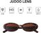 JUDOO Tiny Small 90s Sunglasses for Women Men Retro Oval Tinted Glasses