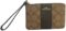 COACH WOMENS CORNER ZIP WRISTLET IN LEATHER 2961