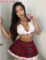 Avidlove Lingerie Set for Women Sexy Lace Two Piece Lingerie Outfits with Tie Top and Mini Pleated Skirt Set