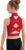 Balera Crop Top Girls Tank for Dance Sleeveless Mock Neck Midi Sports Bra with Strappy Back Criss Cross Straps