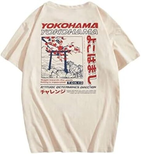 Men’s Vintage Graphic Tees: Letter Car Print Casual T-Shirts by SOLY HUX – Y2K Streetwear Shirts