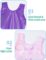 2 Packs Gymnastics Leotard for Girls Sparkle Biketards with Shorts Kids Sleeveless Unitard One-Piece Dancewear