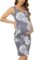 Liu & Qu Women’s Maternity Sleeveless Tank Dresses Side Ruching Bodycon Dress for Daily Wearing or Baby Shower