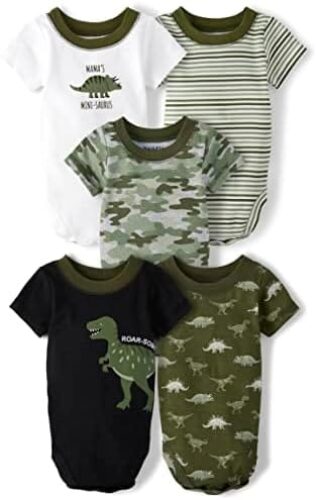 The Children’s Place baby-girls Long Sleeve 100% Cotton Onesie Bodysuits