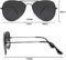 Livhò Sunglasses for Men Women Aviator Polarized Metal Mirror UV 400 Lens Protection