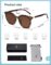 BLOSSOM: SOJOS Large Plastic Round Sunglasses – Classic Retro Vintage Style for Women and Men