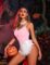 Avidlove Women Maid Costume Set Sexy Halloween Cosplay Lingerie Teddy and Apron with Choker