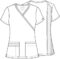 Women’s Mock Wrap Top Workwear Originals with Rib-Knit Back Panels WW650