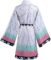 Haydory Womens Kochou Shinobu Cosplay Costume Shinobu Kimono Cloak Cloak BathRobe Full Set Halloween Suit with Hairpin