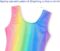 Domusgo Gymnastics Leotards for Girls Sparkly One Piece Sleeveless Dance Unitard Biketard with Shorts
