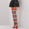 Women Casual Striped Stocking Over The Knee Thigh Long Sexy Socks