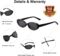JUDOO Tiny Small 90s Sunglasses for Women Men Retro Oval Tinted Glasses