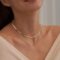 CHESKY 14K Gold/Silver Plated Snake Chain Necklace Herringbone Necklace Gold Choker Necklaces for Women Girl Gifts Jewelry 1.5/3/5MM(W) 14″/16″(L)