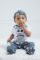 Disney Nightmare Before Christmas Baby Bodysuit Pants and Hat 3 Piece Outfit Set Newborn to Infant