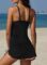EVALESS One Piece Tankini Bathing Suits for Women Tummy Control Swimsuits Sexy Deep V Neck Print Drawstring Skirt Swimwear