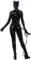 miccostumes Women’s Fullbody Black Catsuit Halloween Cosplay Costume Whip Zipper Patch