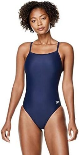 Speedo Women’s Swimsuit One Piece Powerflex Flyback Solid Adult Team Colors