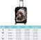 Southwestern Native Indian Eagle Funny Luggage Cover Elastic Suitcase Protector Washable Travel Gear Cover Fits 19-32 Inch