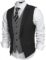 COOFANDY Men’s Formal Fashion Vest Layered Waistcoat Business Dress Suit Vests for Wedding