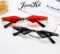JOVAKIT Rimless Lozenge Sunglasses for Women Men Fashion Polygon Sun Glasses Metal Frame Rave Party Halloween Eyeglasses