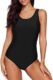 Aleumdr Womens Color Block Print One Piece Swimsuits Athletic Training Swimwear Bathing Suits